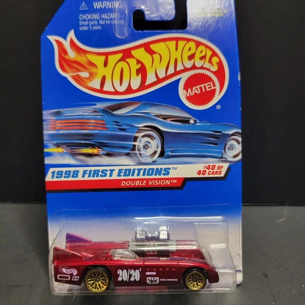 HOT WHEELS DOUBLE VISION TWIN ENGINE CAR 1998 First Edition.     Hw2